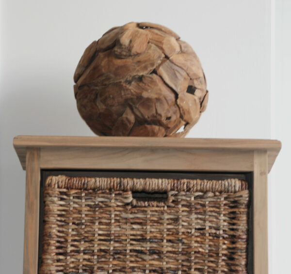 Decoratieve bol drijfhout