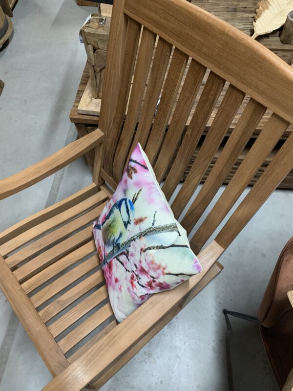 Schommelstoel teak