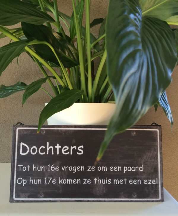 Tekstbord dochters