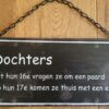 Tekstbord dochters