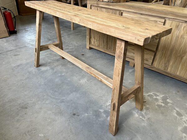 Sidetable 150cm rustiek geborsteld