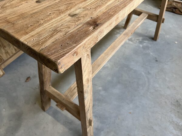 Sidetable 150cm rustiek geborsteld