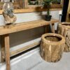 Sidetable 150cm rustiek geborsteld