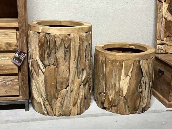 Plantenbak wortelhout